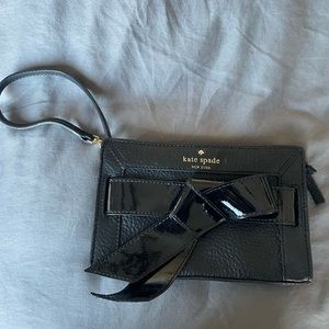 Kate Spade Leather Bow Clutch